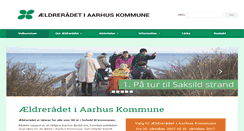 Desktop Screenshot of aeldreraadaarhus.dk